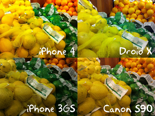 Сравнительный тест камер iPhone 4, iPhone 3GS, Canon S90, Droid X