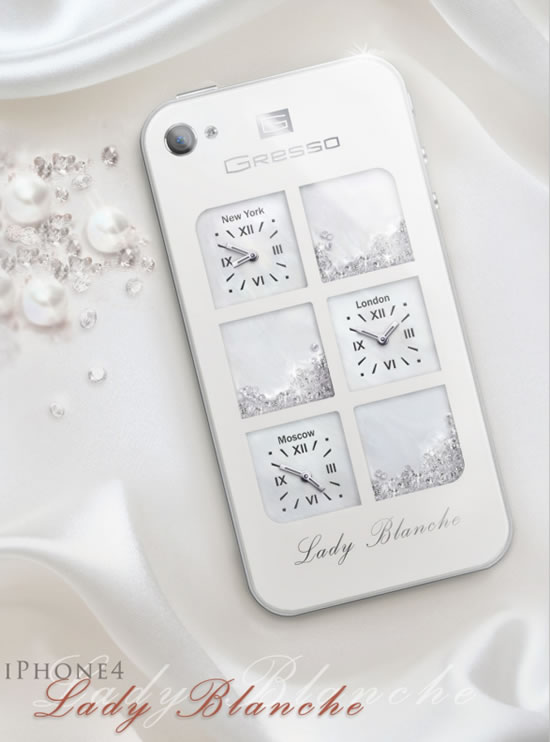 Gresso объявил о выпуске iPhone4G Lady Blanche